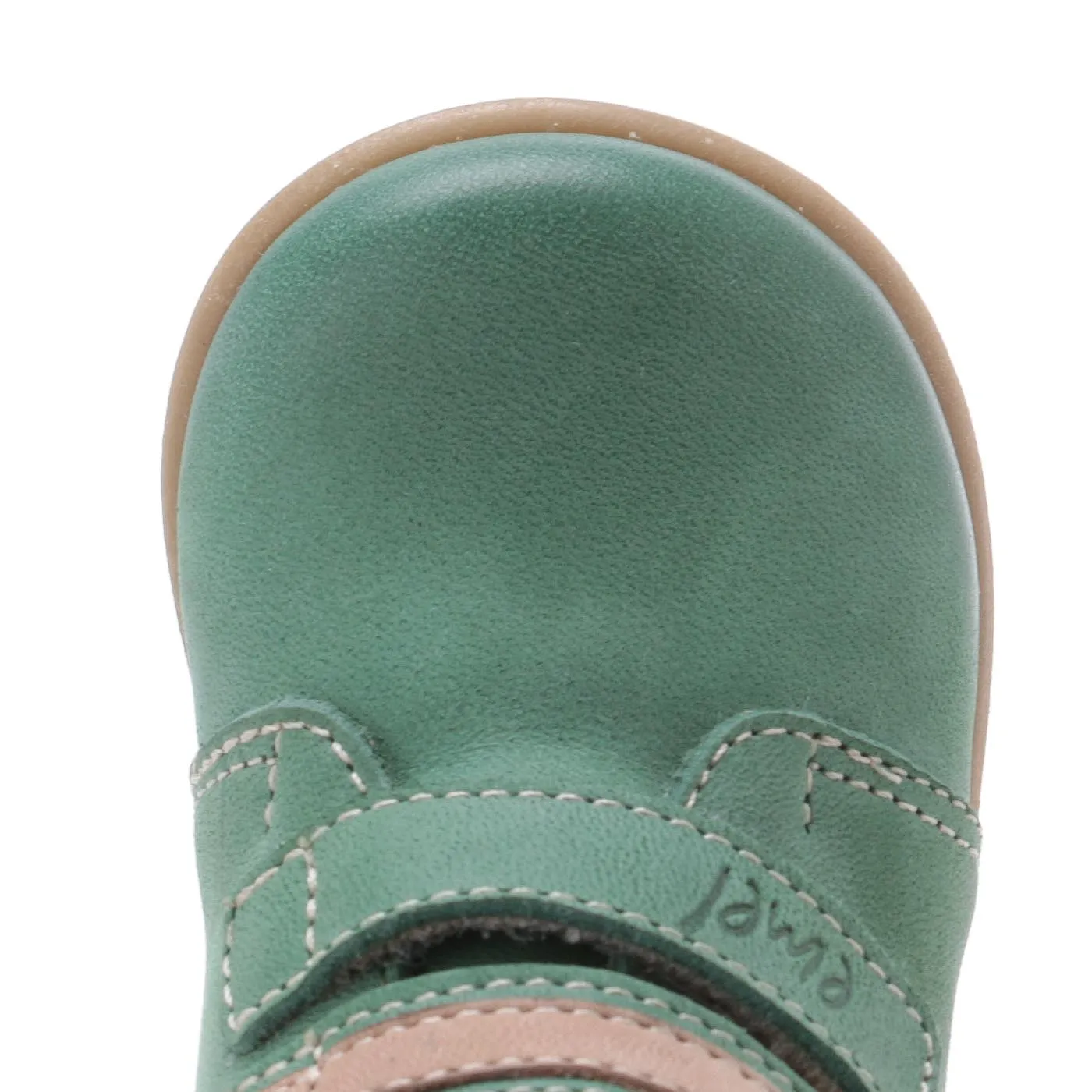 (2439A-4) Emel first shoes velcro green