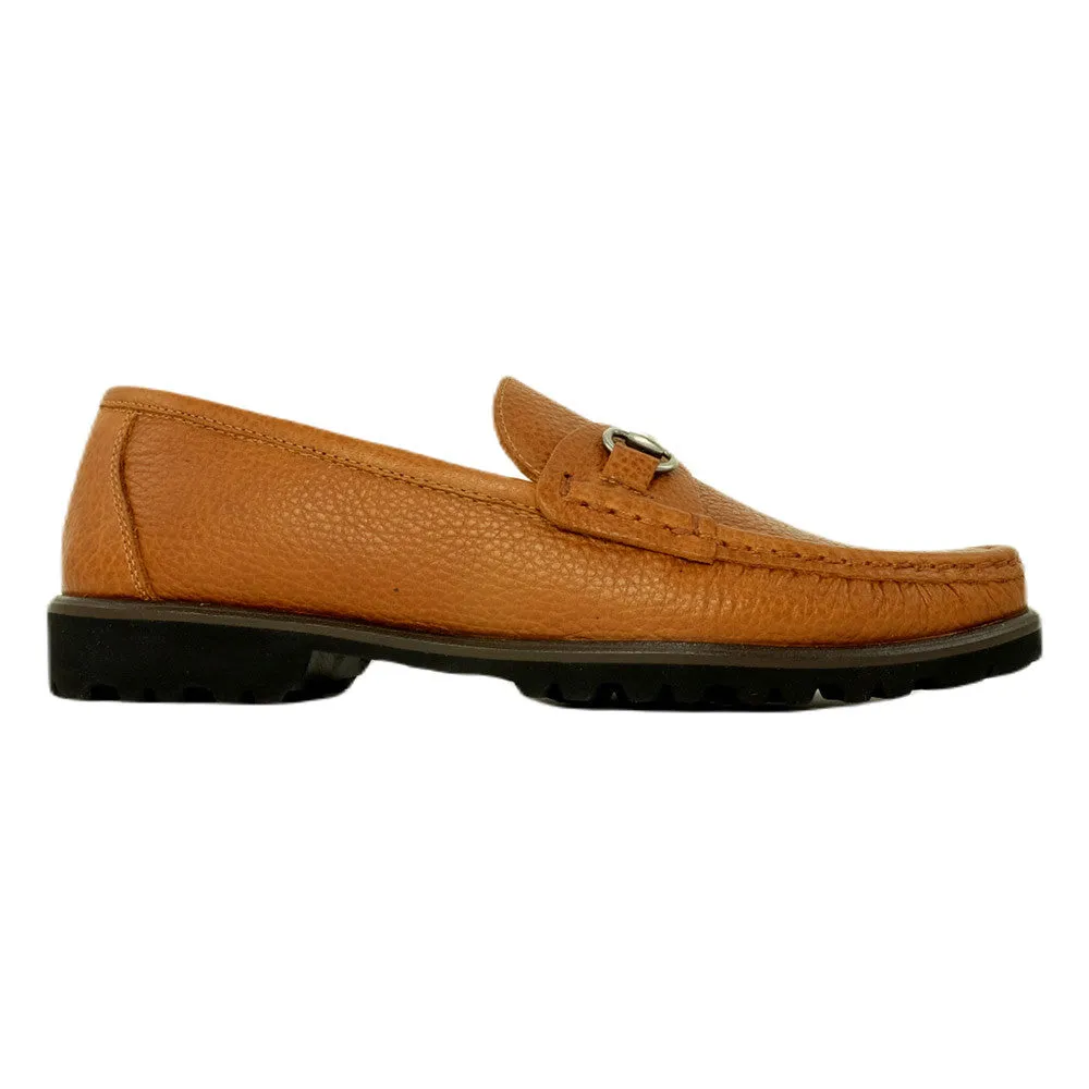 Alan Payne Men's Tan Walker Penny Slip-On Loafers