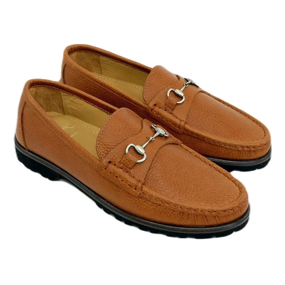 Alan Payne Men's Tan Walker Penny Slip-On Loafers