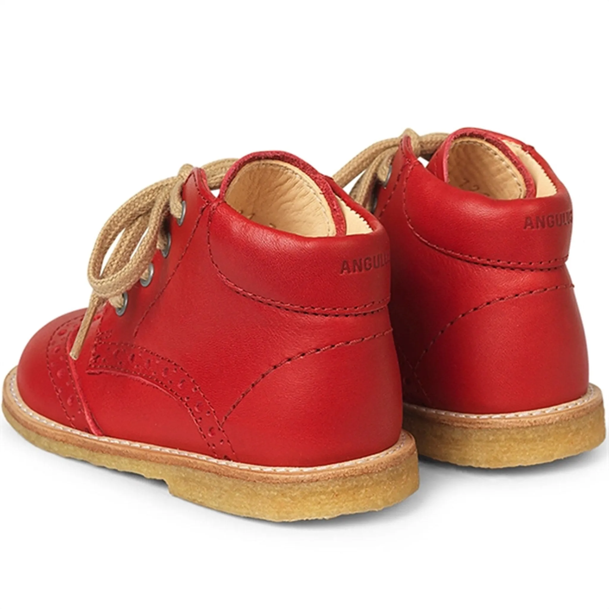 Angulus Beginner Shoes w. Lace Red 2378-101-1412