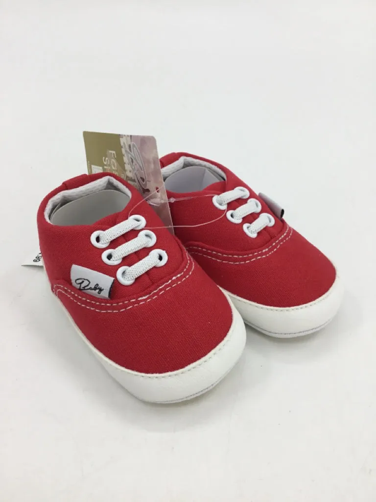 Baby Child Size 2 Toddler Red Baby/Walker Shoes