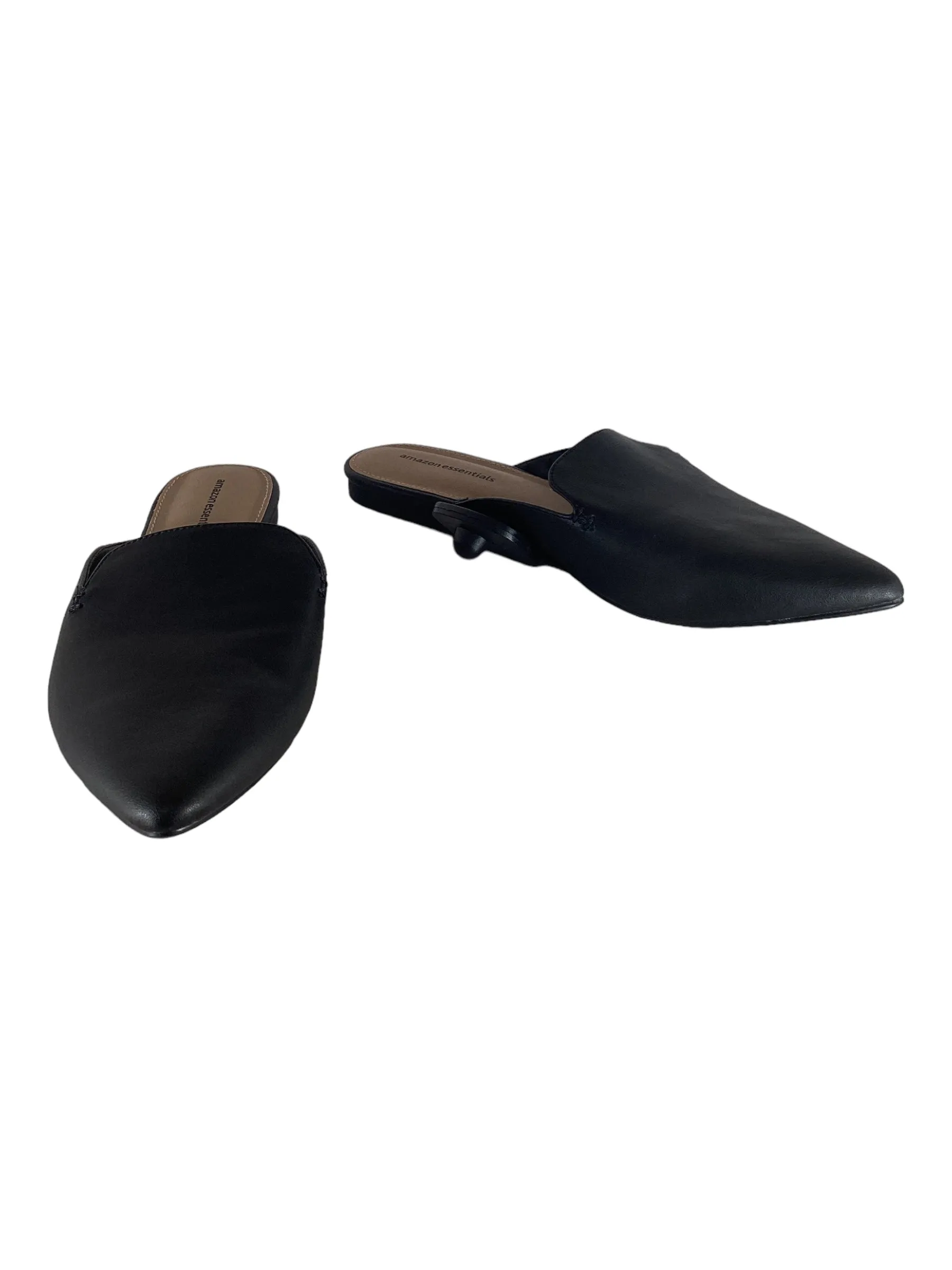 Black Shoes Flats Amazon Essentials, Size 8