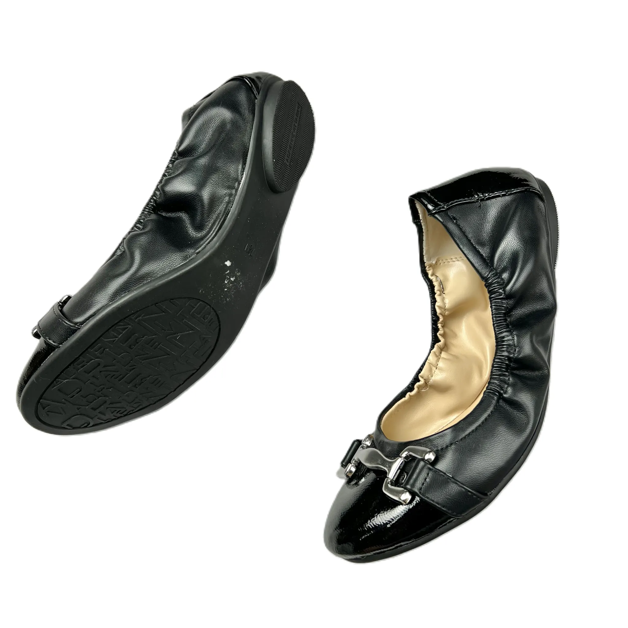 Black Shoes Flats By Adrienne Vittadini, Size: 7.5