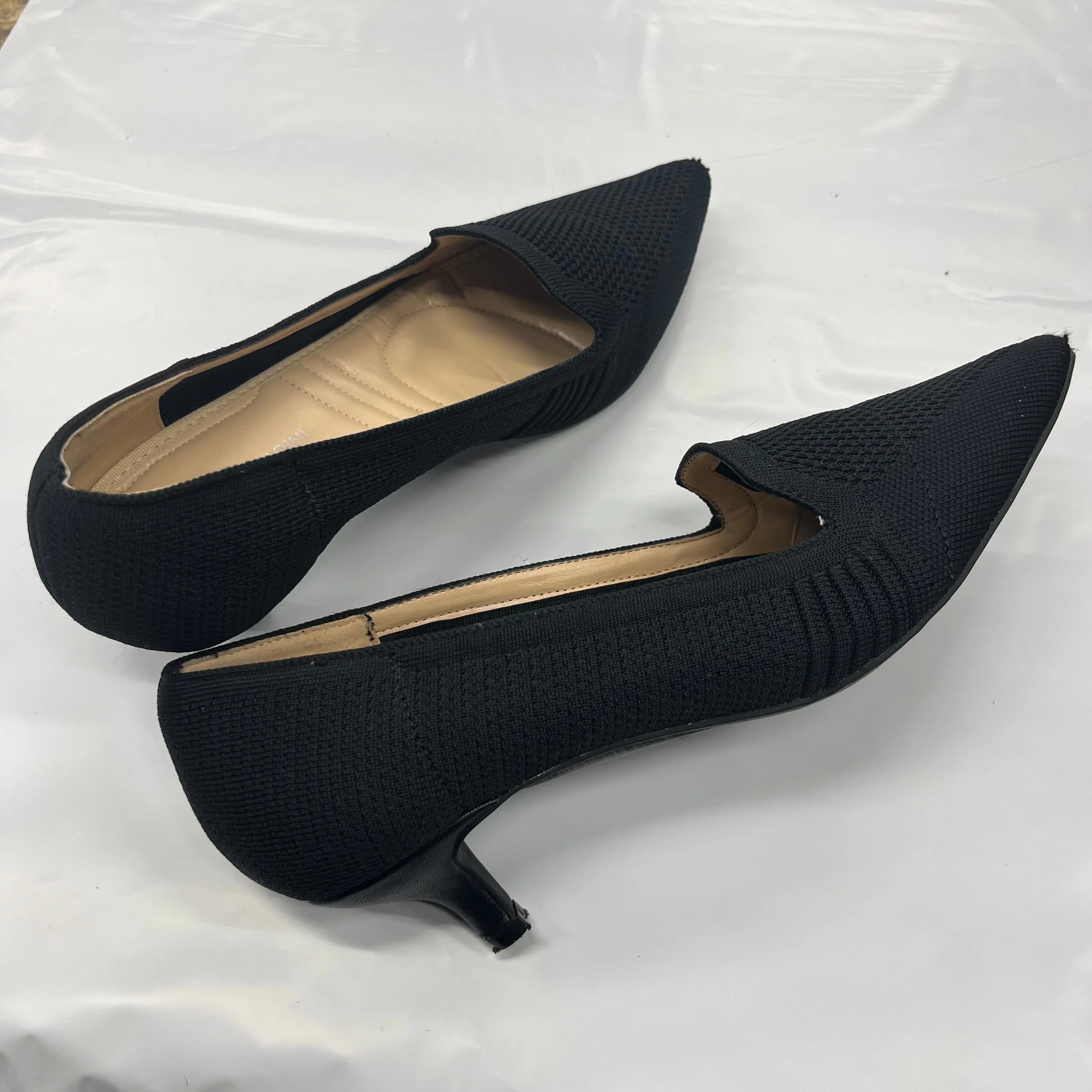 Black Shoes Heels Stiletto Adrienne Vittadini, Size 9.5