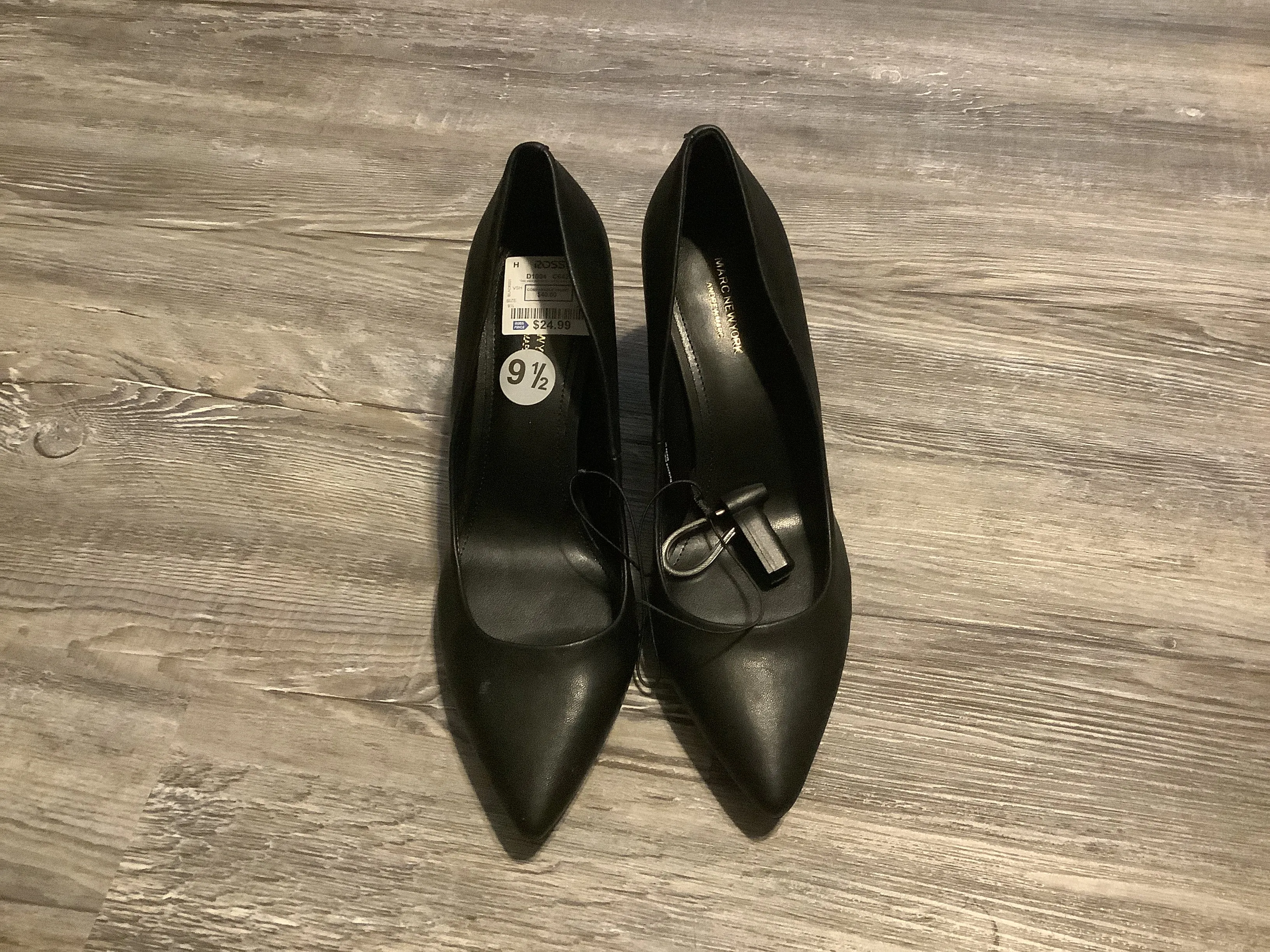 Black Shoes Heels Stiletto Marc New York, Size 9.5