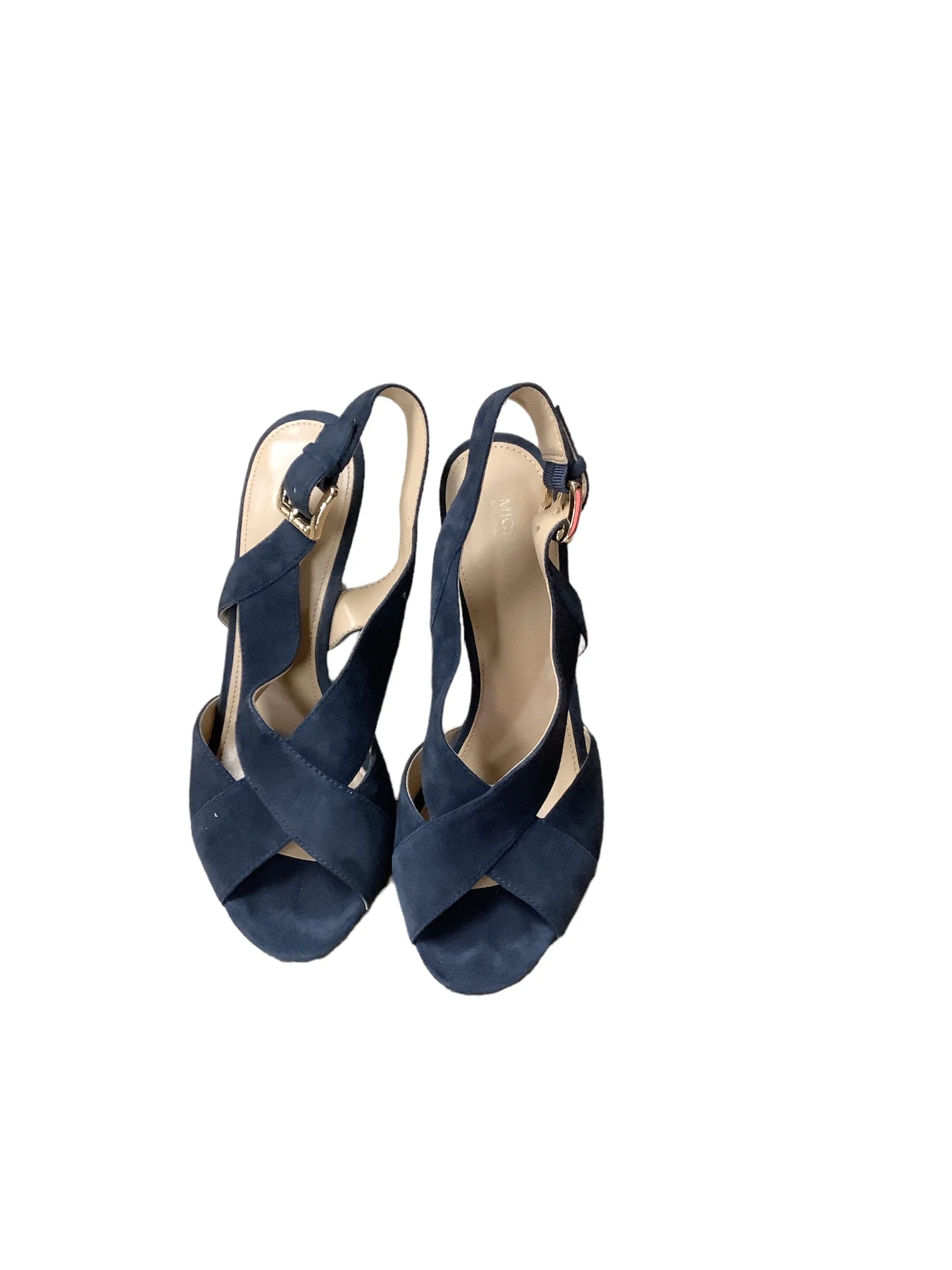 Blue Sandals Designer Michael By Michael Kors, Size 7.5