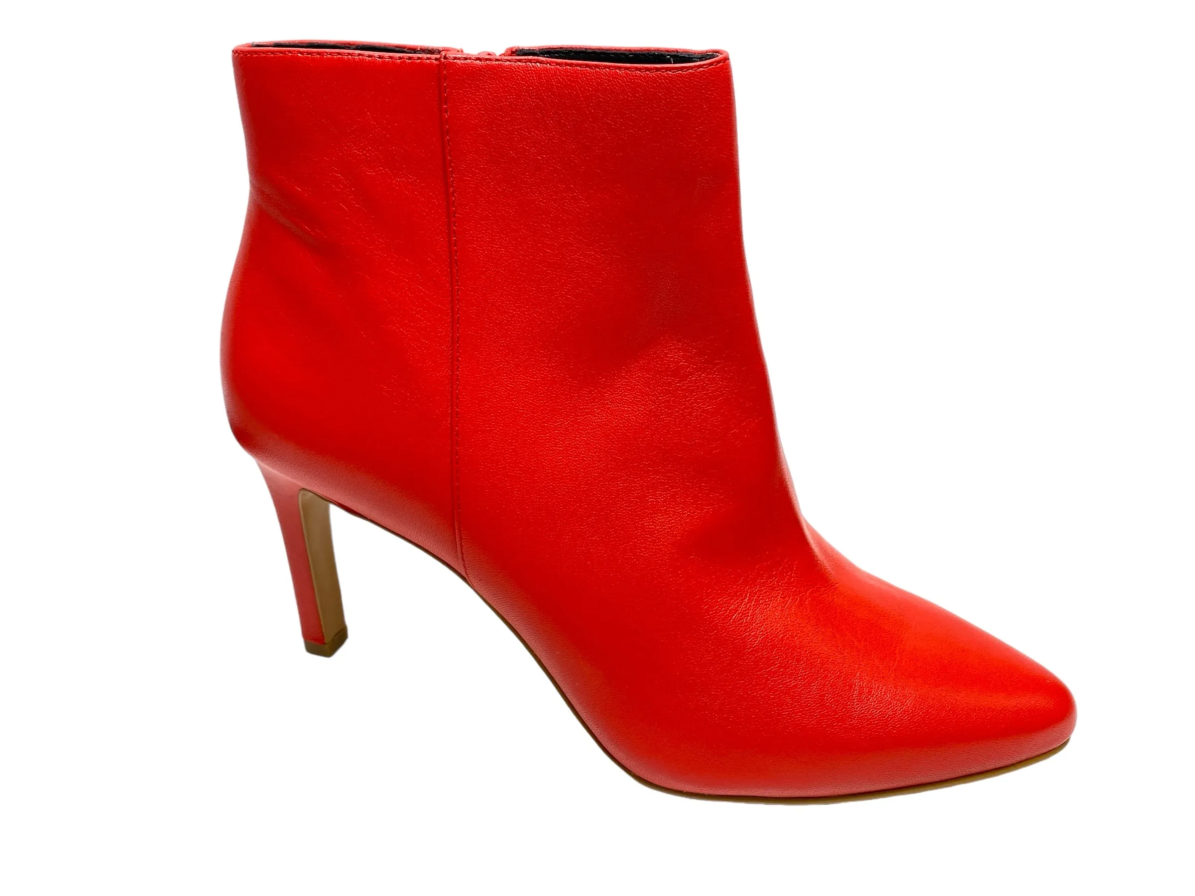 Boots Ankle Heels By Banana Republic In Red, Size: 8