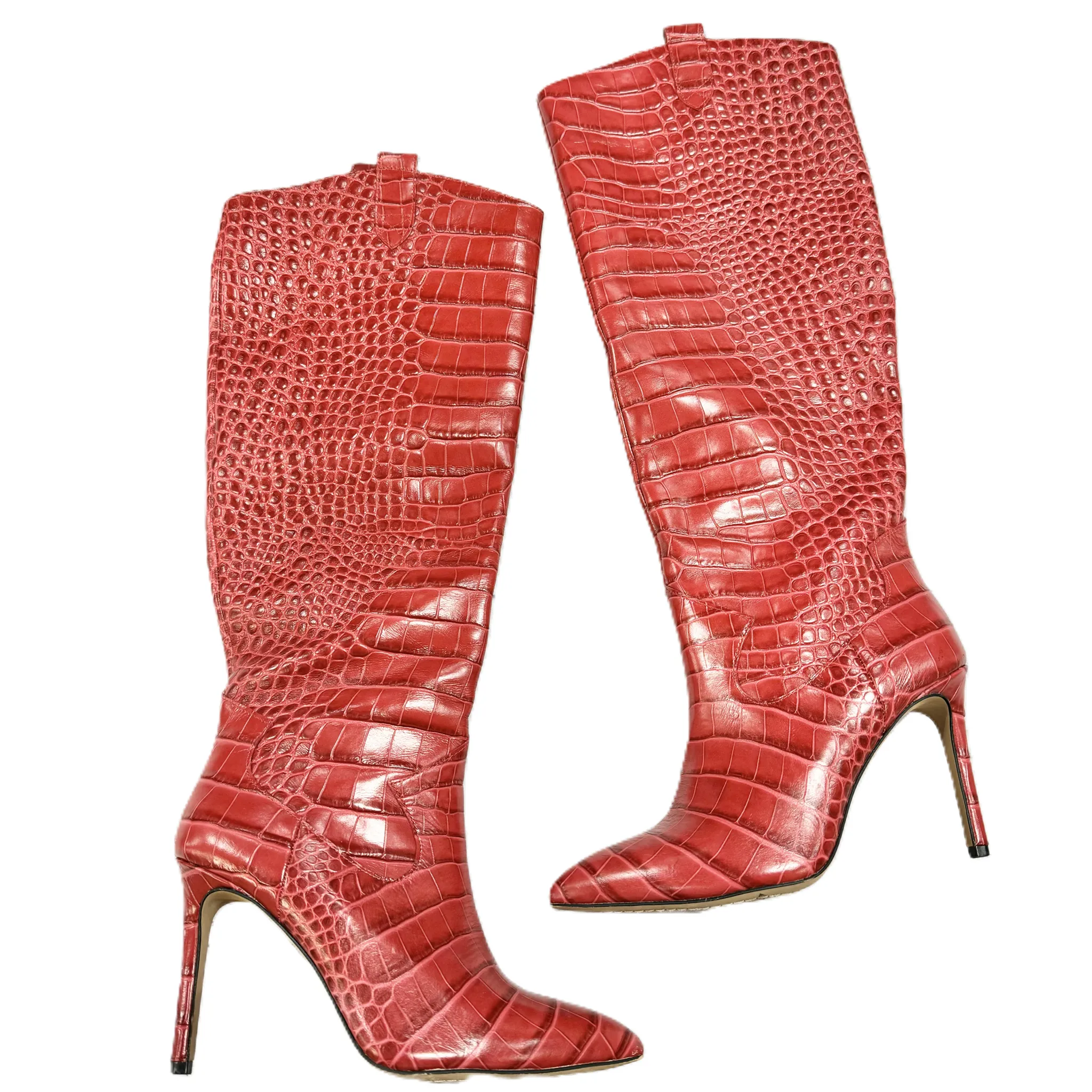 Boots Knee Heels By Vince Camuto In Red, Size: 9.5