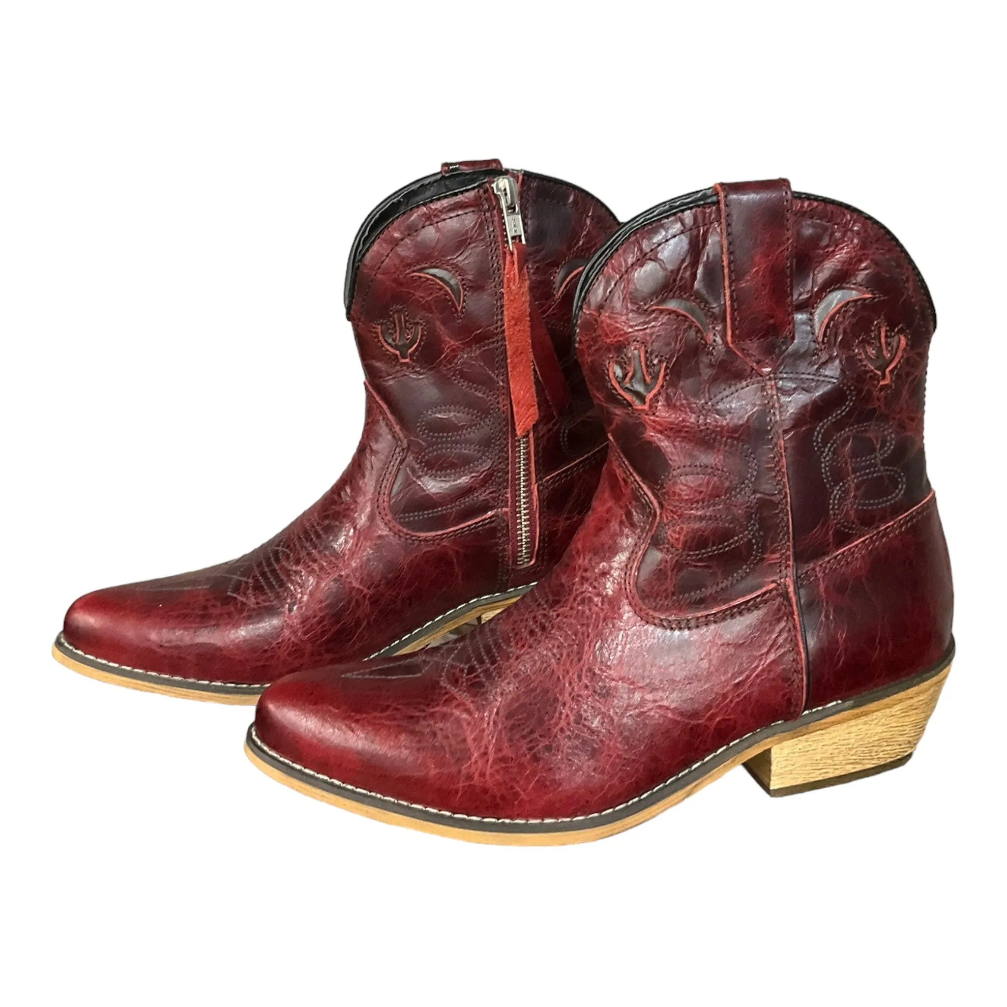 Boots Western By Dingo In Red, Size: 6.5