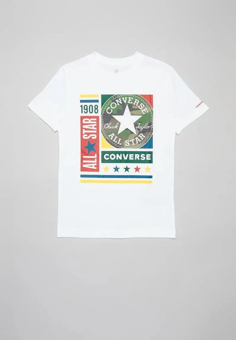 Boys Camo Mixed Box Graphic T-Shirt | Converse