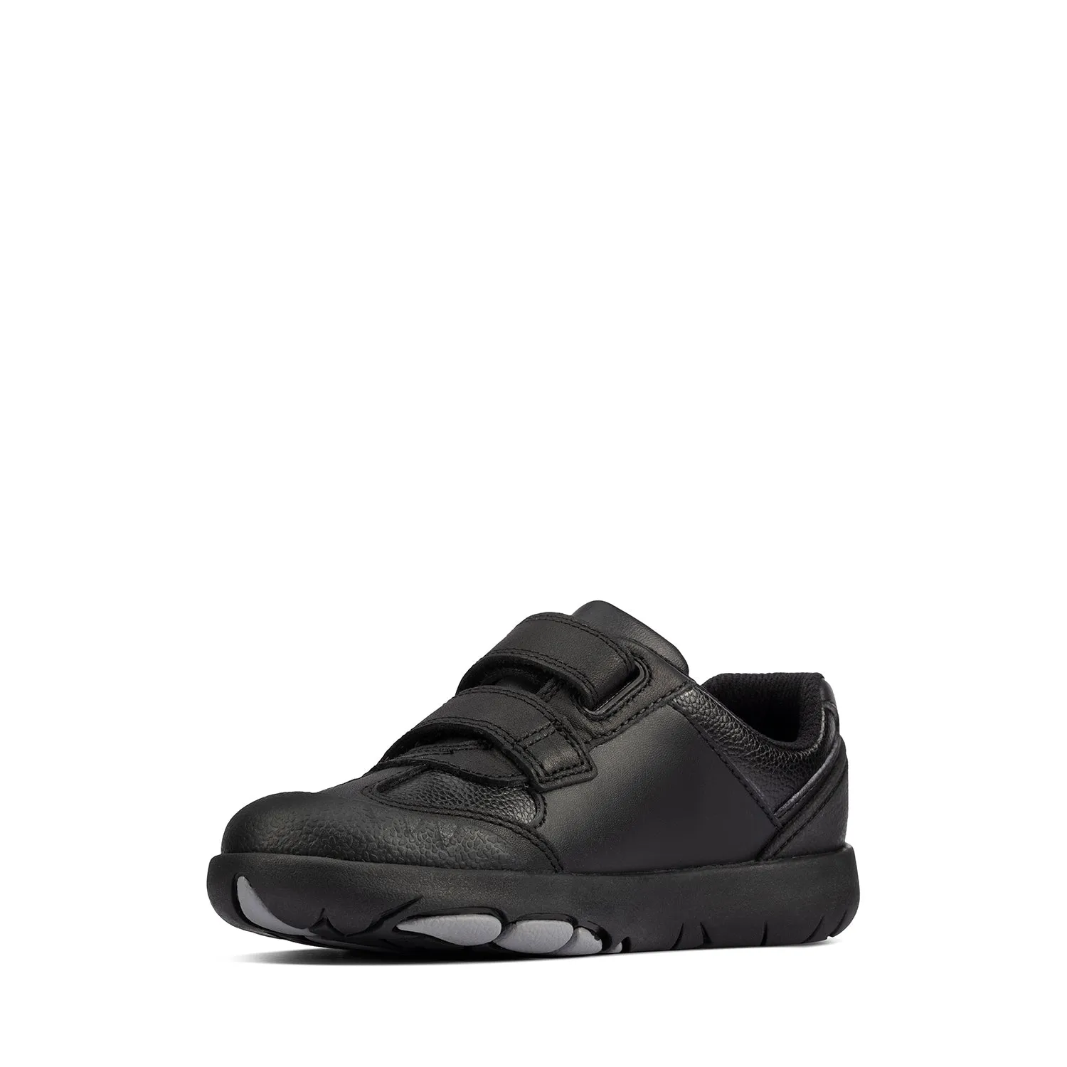 Boys - Rex Stride Kid Black Leather