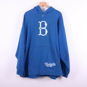 Brooklyn Dodgers MLB Vintage Nike Blue Hoodie Size XXL 90s