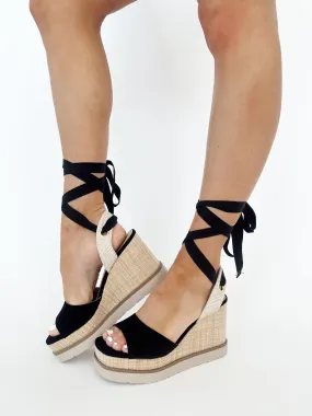 Cali Lace Up Wedge