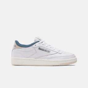 Club C 85 White/Hoops Blue/Stucco