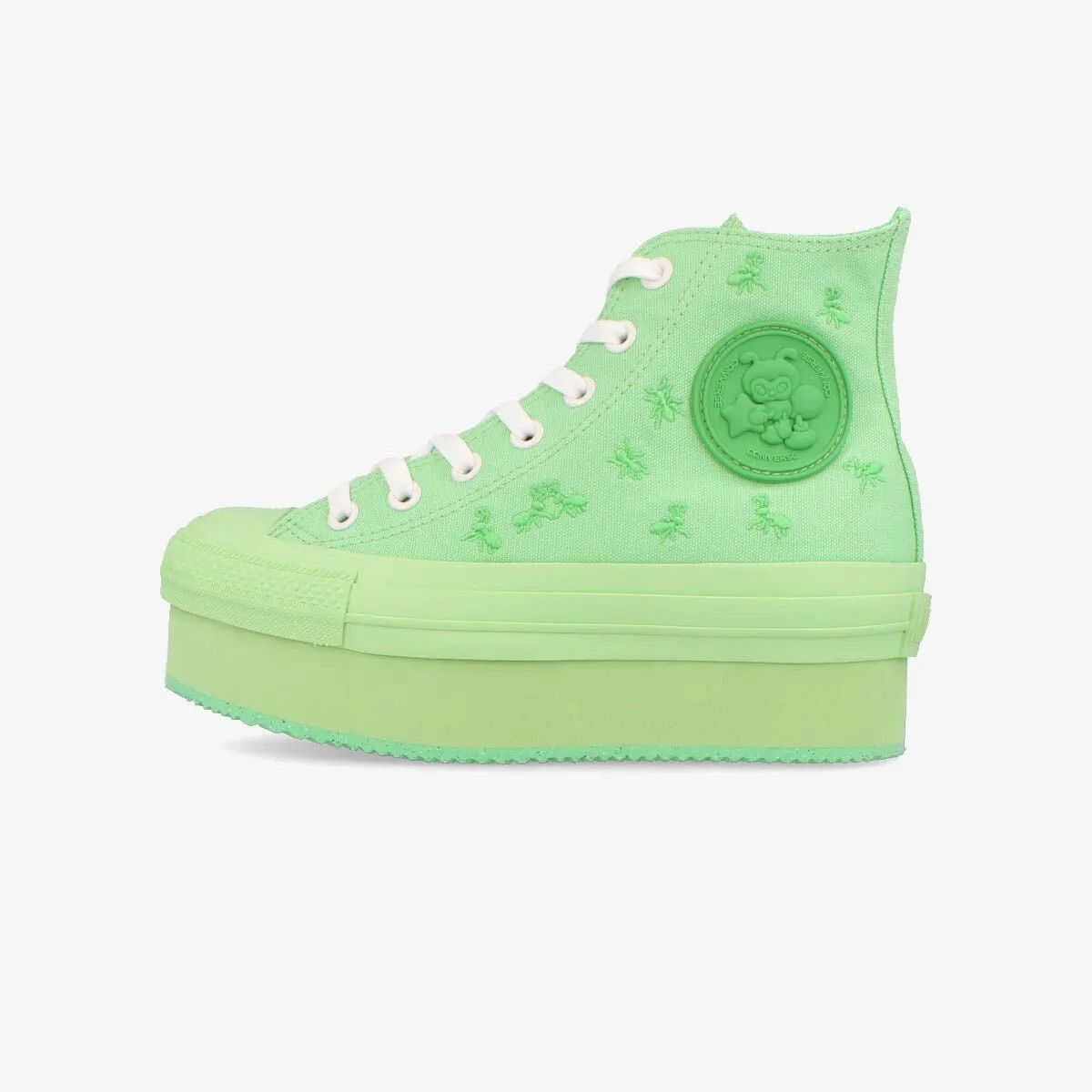 CONVERSE ALL STAR (R) ancco CHUNKYLINE HI PASTEL GREEN