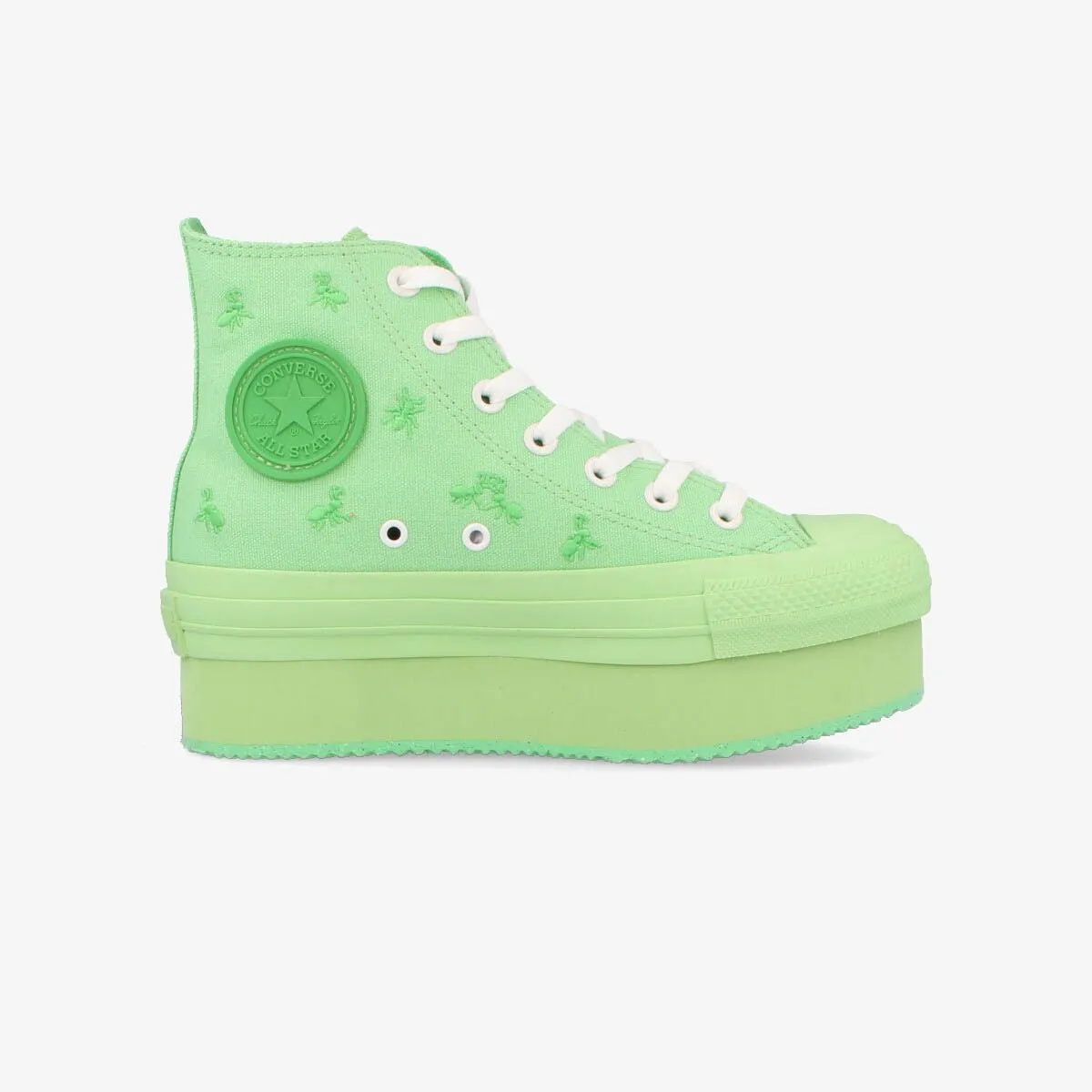 CONVERSE ALL STAR (R) ancco CHUNKYLINE HI PASTEL GREEN