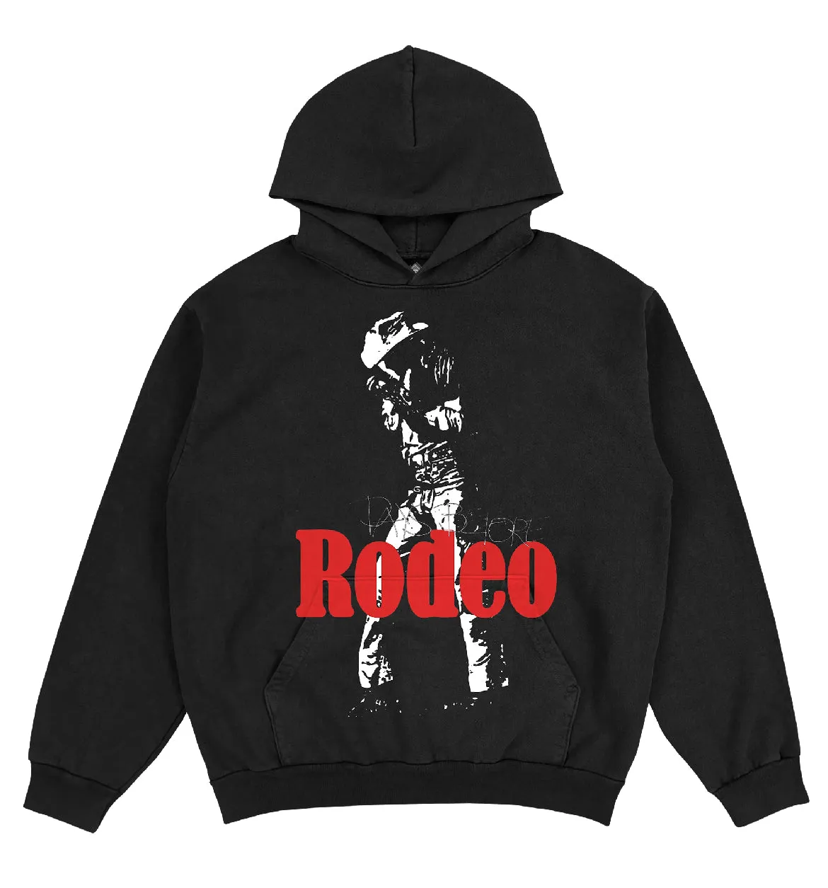 Days Before Rodeo x SP5DER 10-Year Tour Cowboy Hoodie (Black)