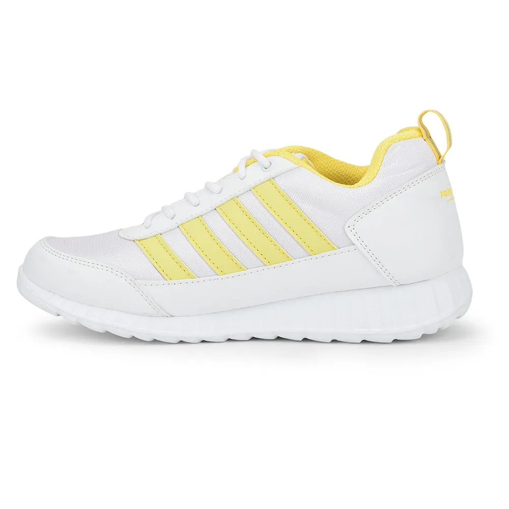 Force 10 Casual Yellow Lacing Shoes For Kids 9906-90SL By Liberty