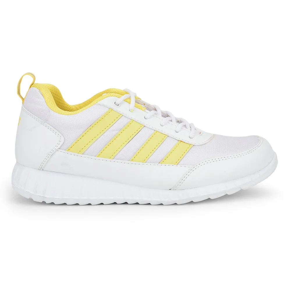 Force 10 Casual Yellow Lacing Shoes For Kids 9906-90SL By Liberty