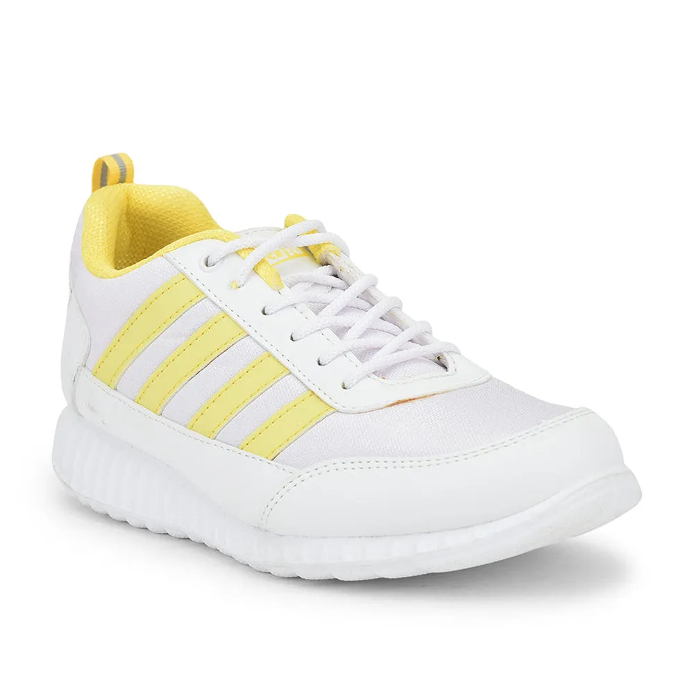 Force 10 Casual Yellow Lacing Shoes For Kids 9906-90SL By Liberty