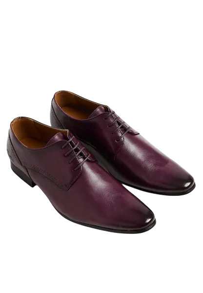 GINO PAOLI Burgundy Lace Up