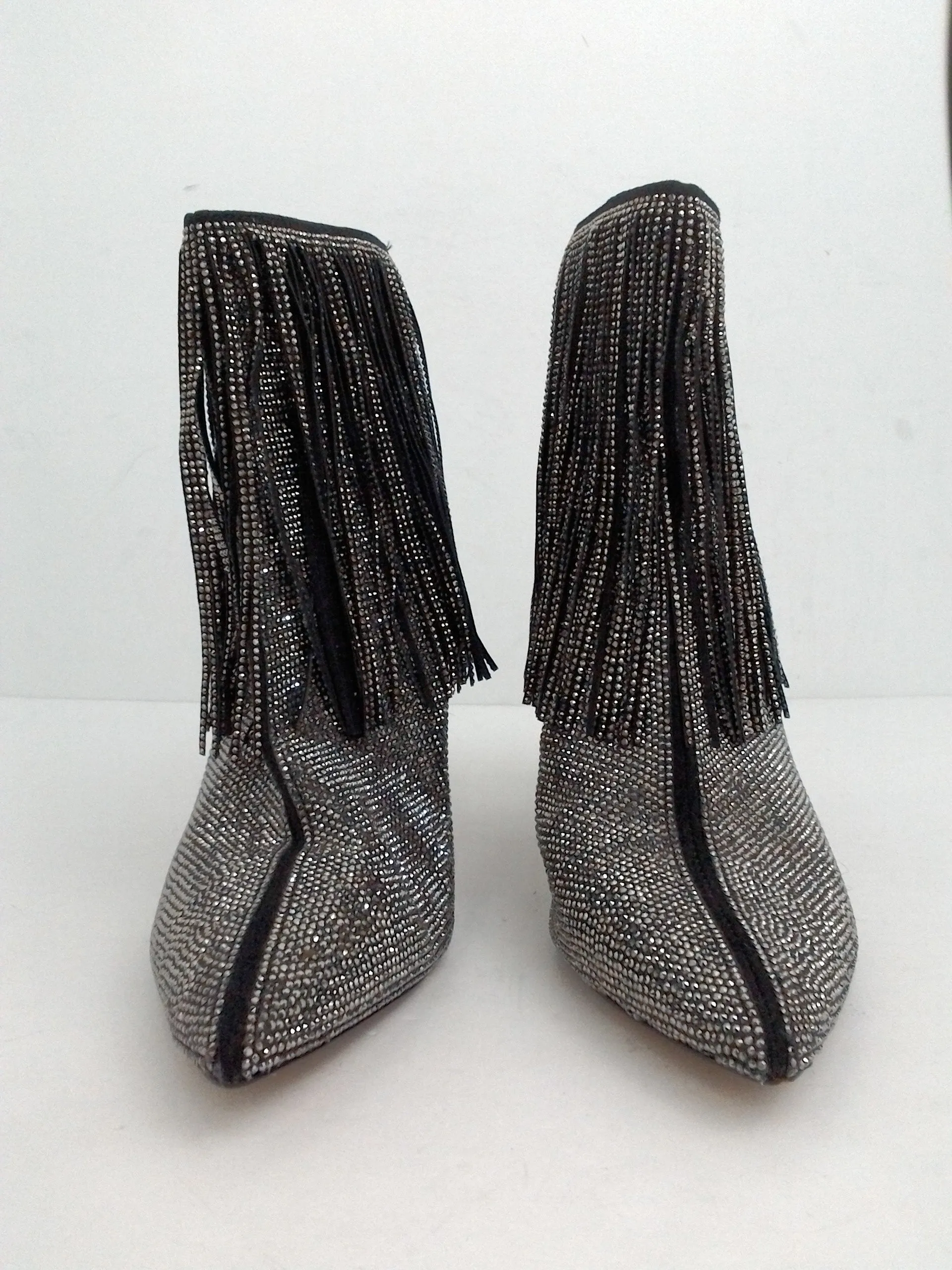 INC International Concepts Women's Silver Booties Size 10M