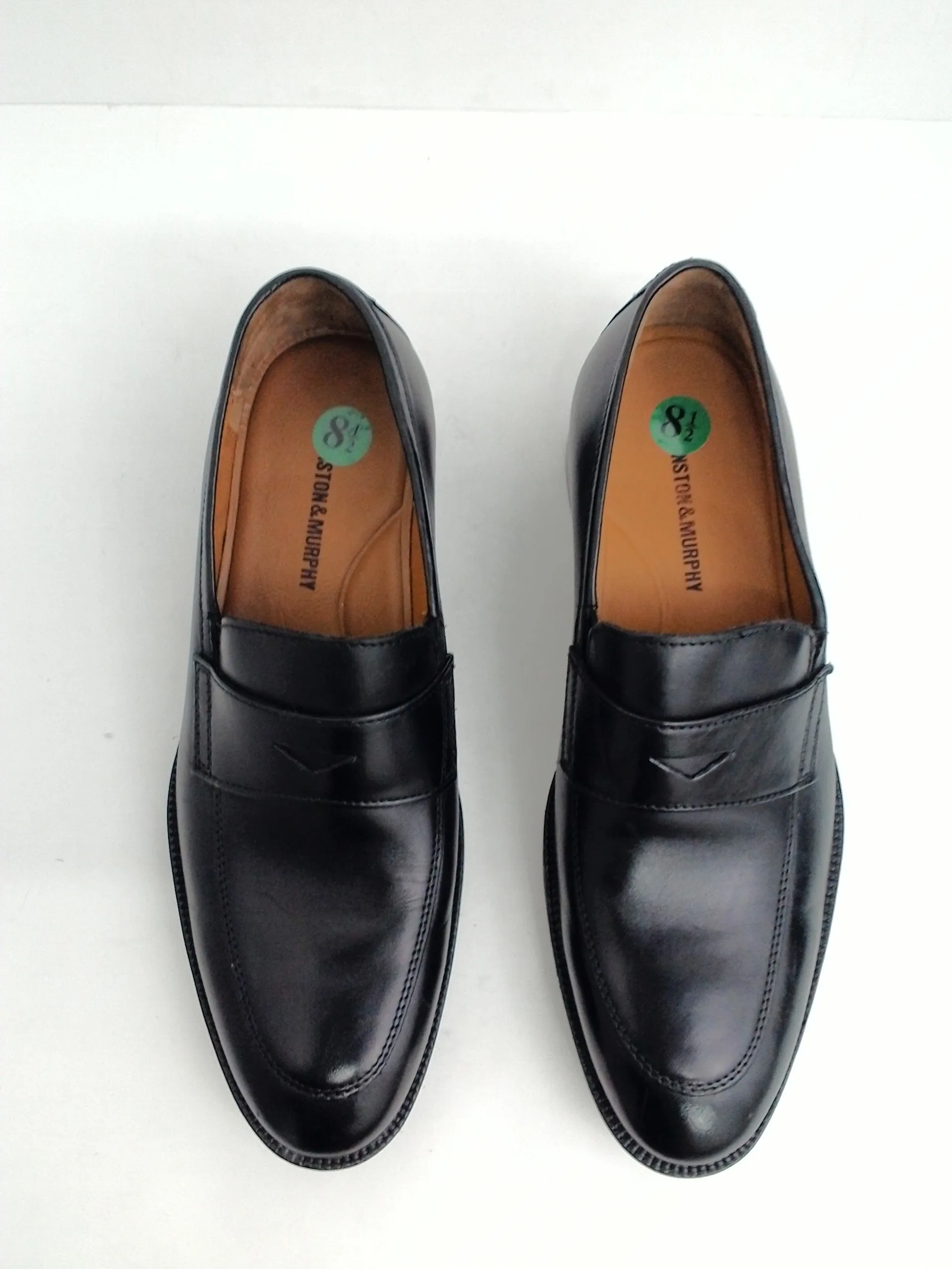 Johnston & Murphy Men's Black Leather Size 8.5 M