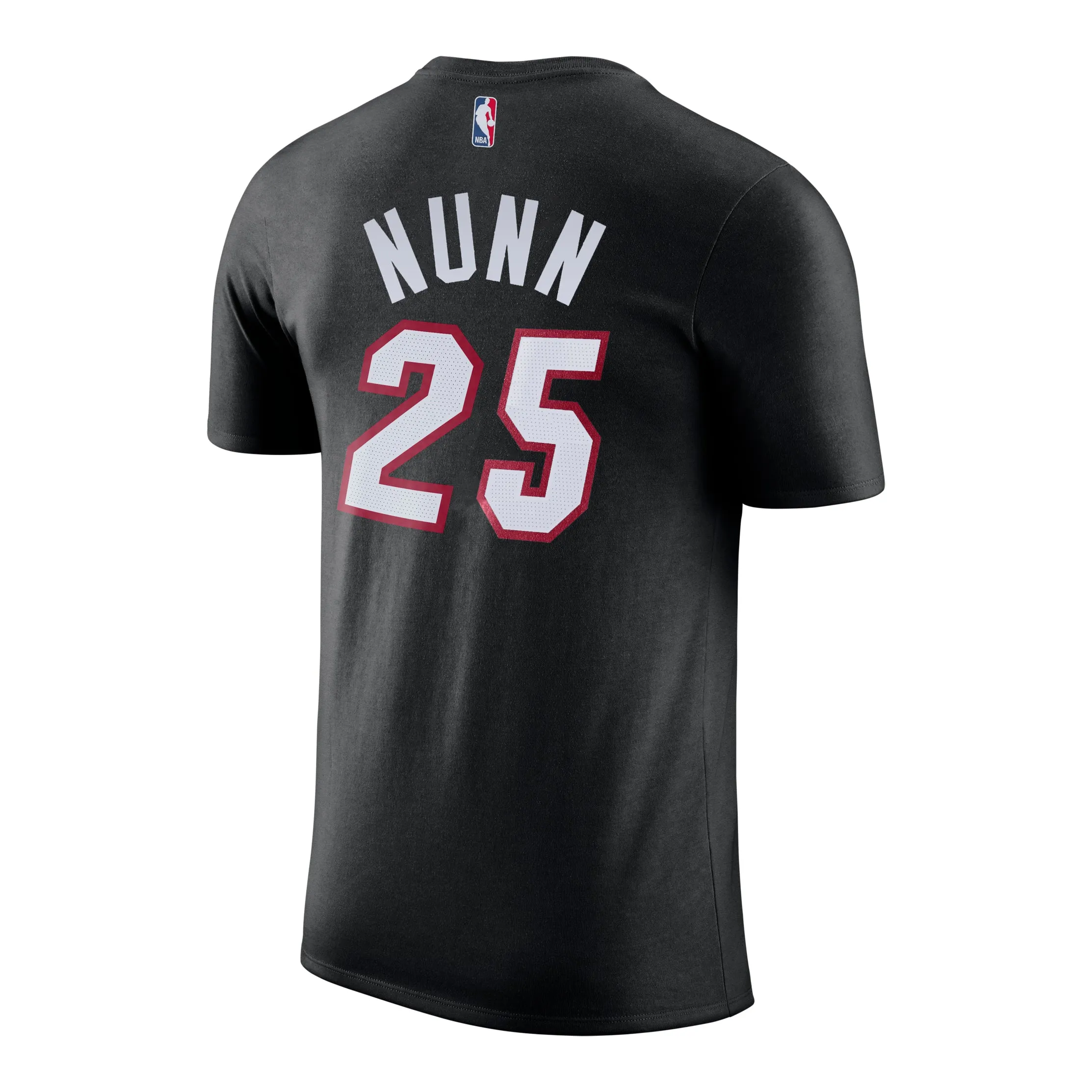 Kendrick Nunn Nike Miami HEAT Icon Black Name & Number Tee