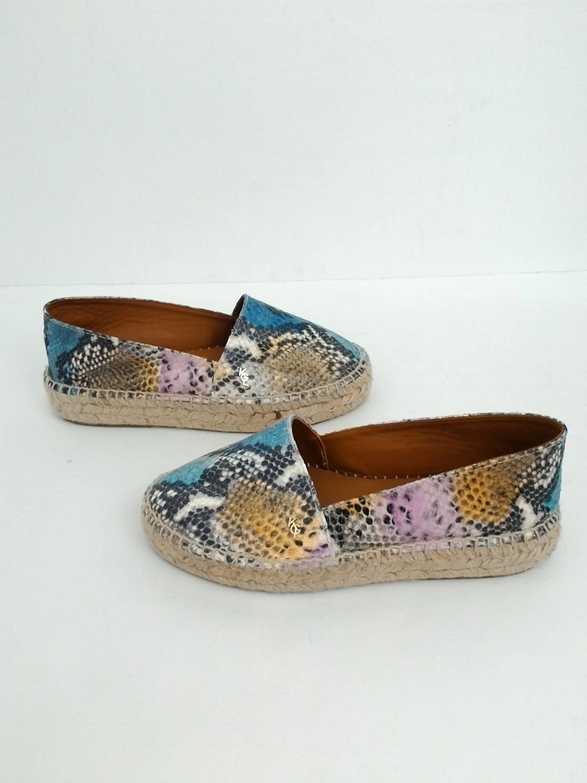 KURT GEIGER LONDON Women's Multi color Animal Print  Platform Size 7