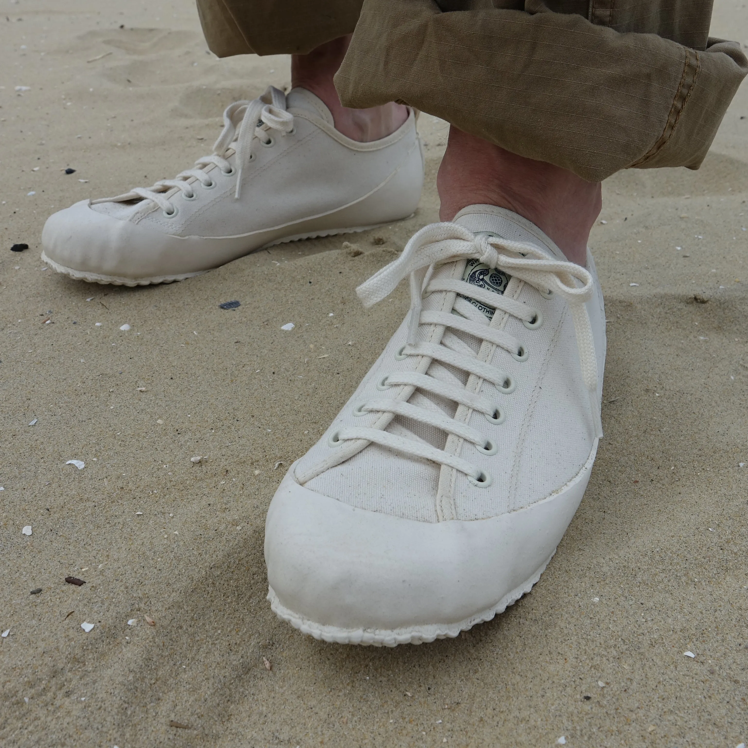 MARINE TYPE 2 DECK SHOE ECRU/ECRU