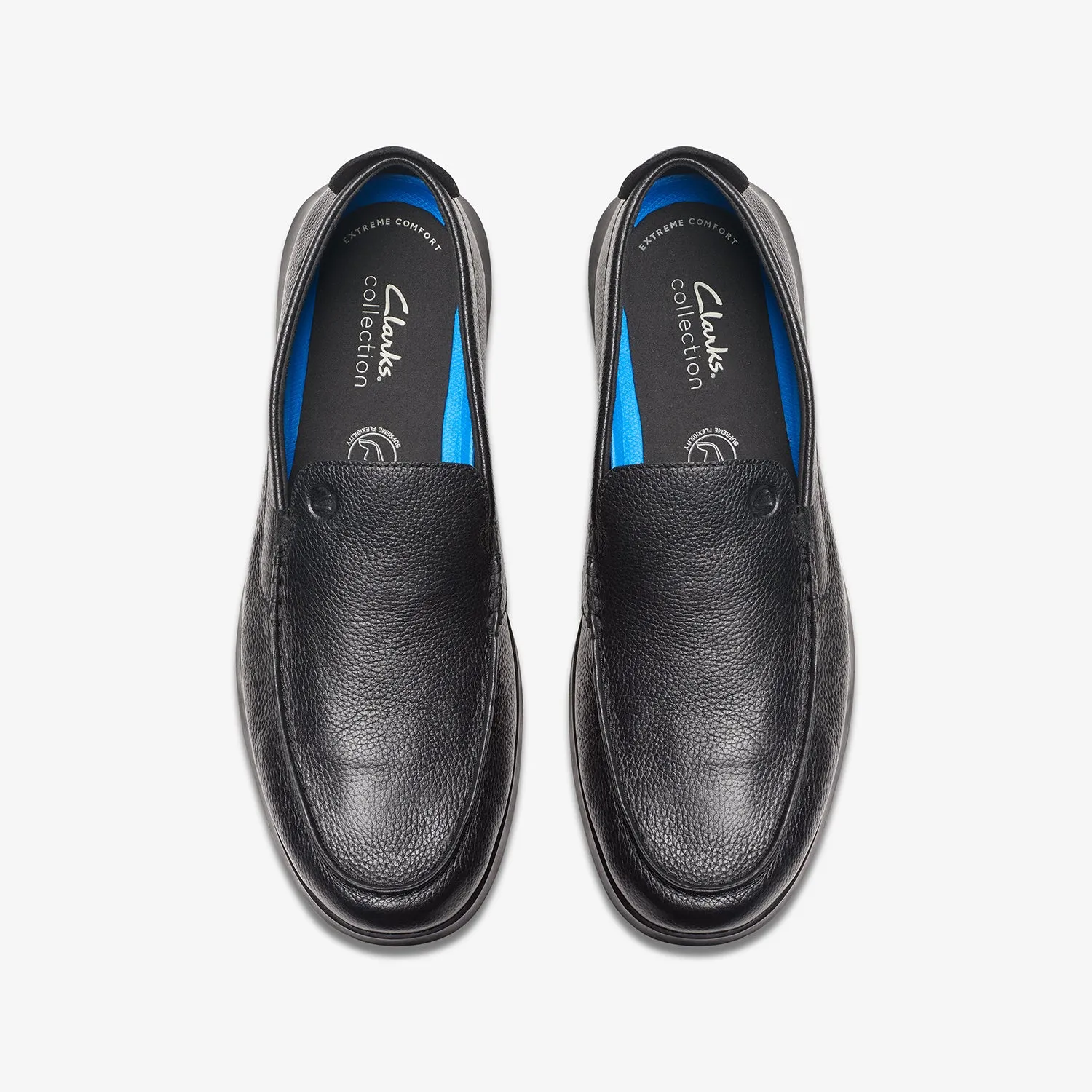 Mens - Flexway Step Black Leather