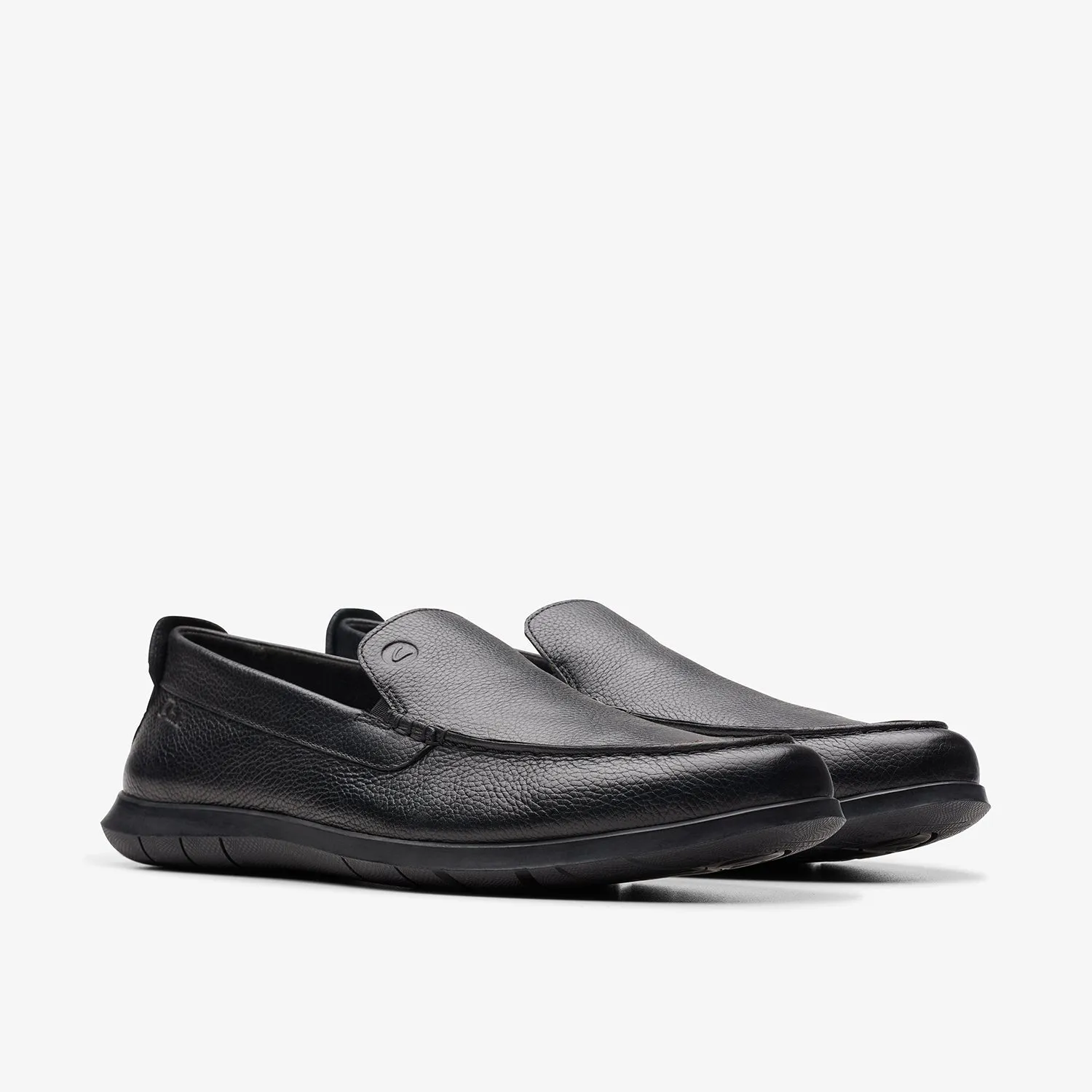 Mens - Flexway Step Black Leather