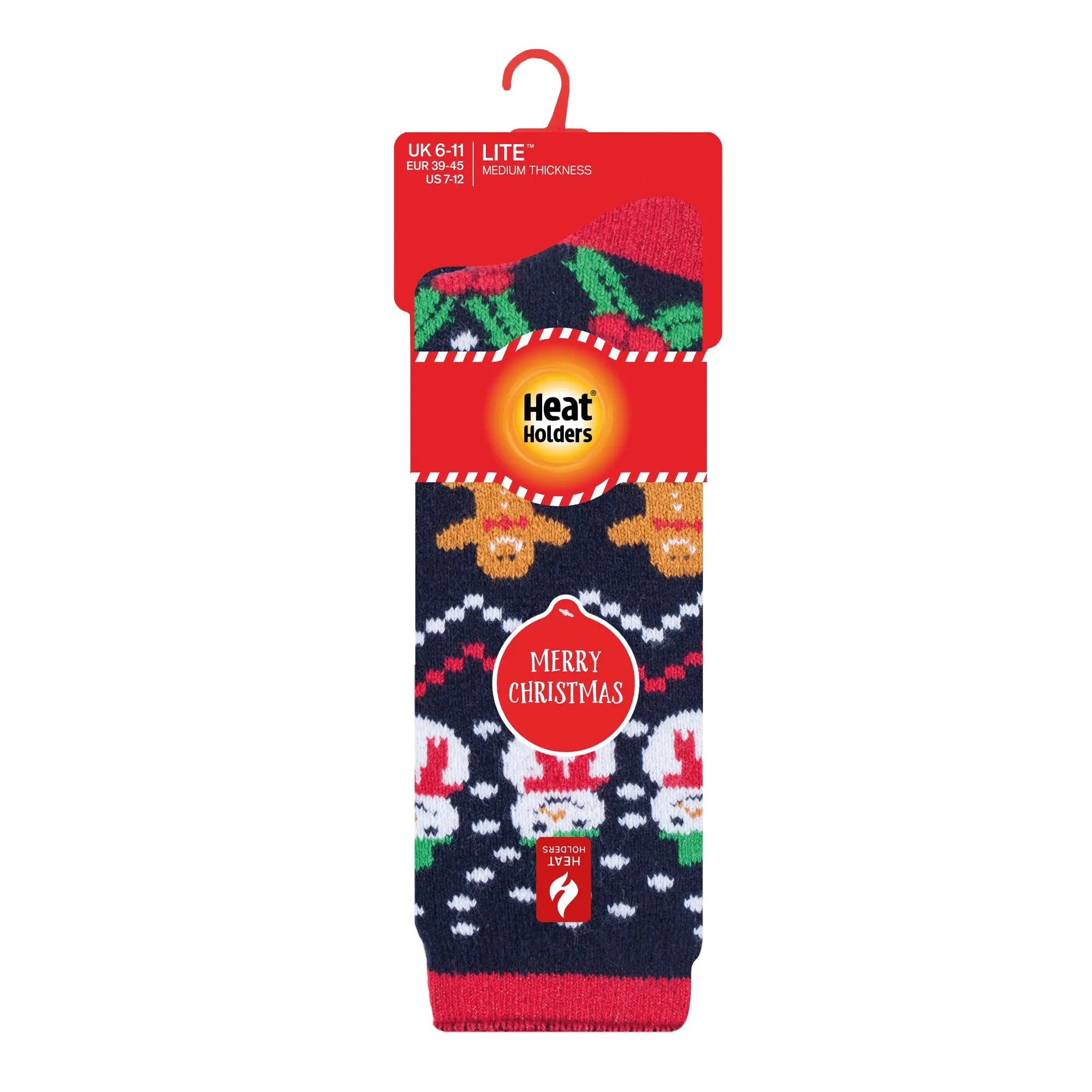 Mens Lite Christmas Socks - Festive Fun