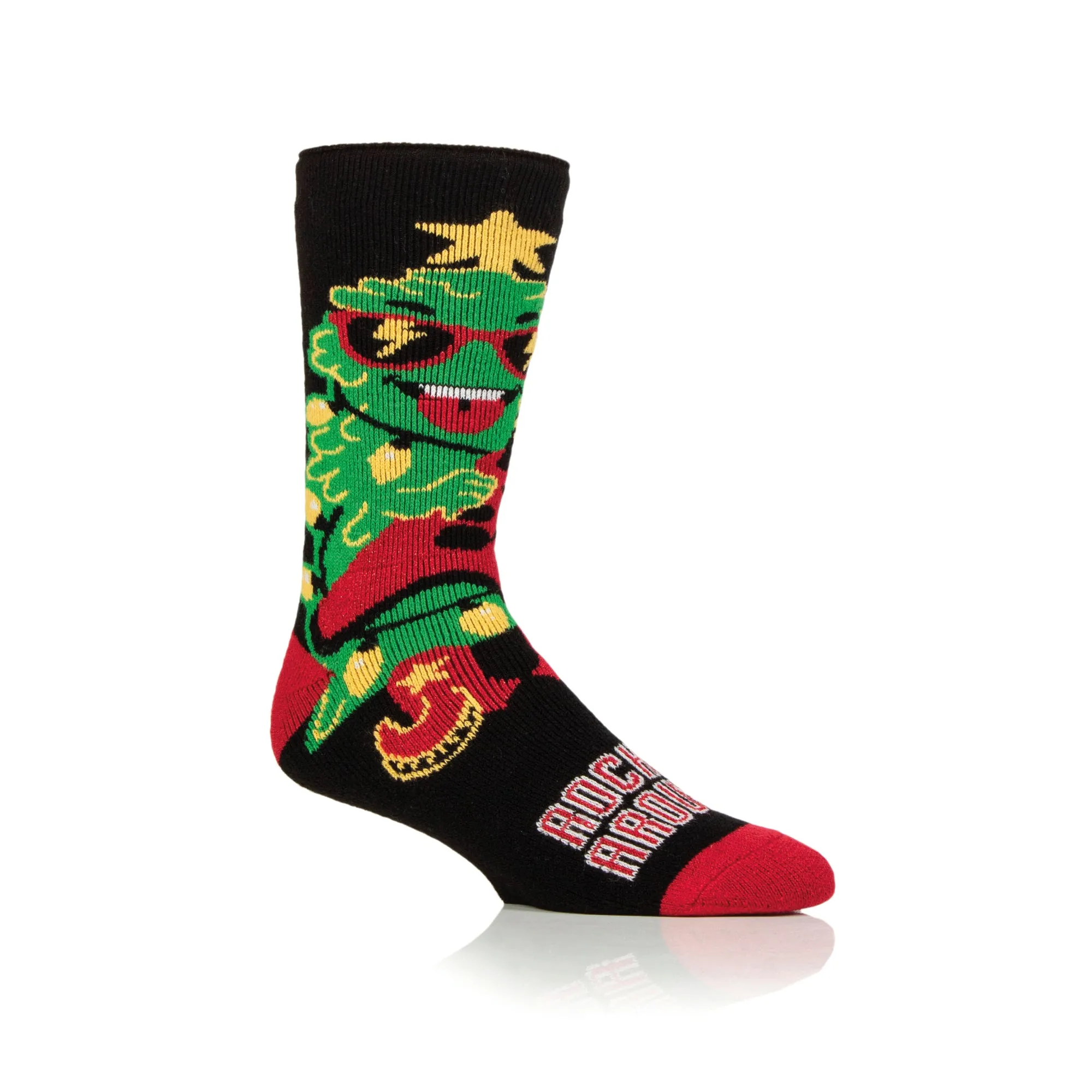 Mens Lite Christmas Socks - Rocking Around