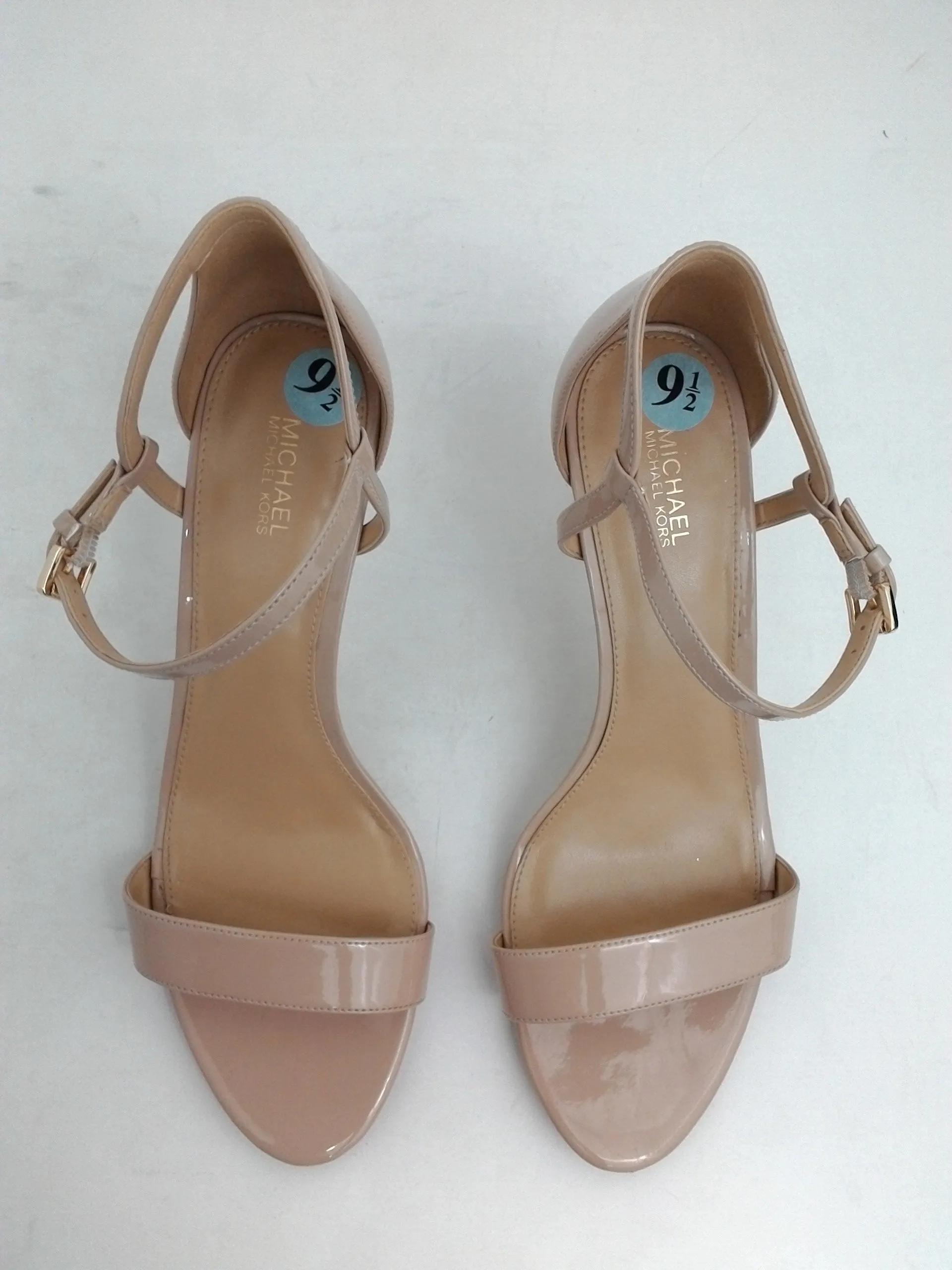 MICHAEL Michael Kors Women's Dress Heel Sandal, Nude, Size 9.5 M