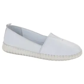 Mod Comfys - Softie Leather Casual Shoe - White