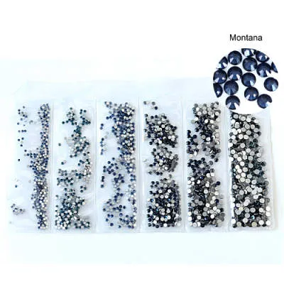 Multi -Size flatback rhinestone packs