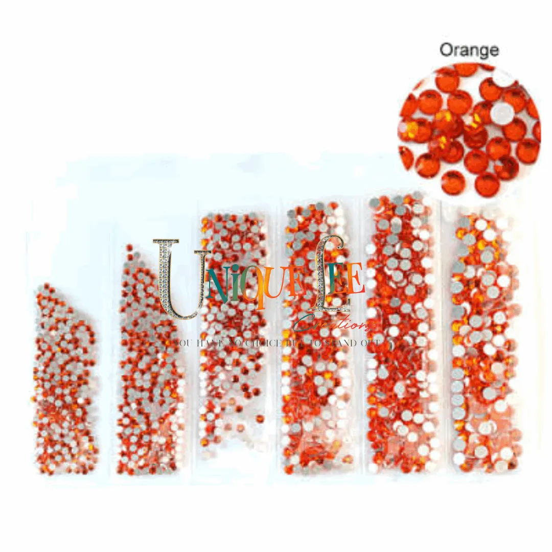 Multi -Size flatback rhinestone packs