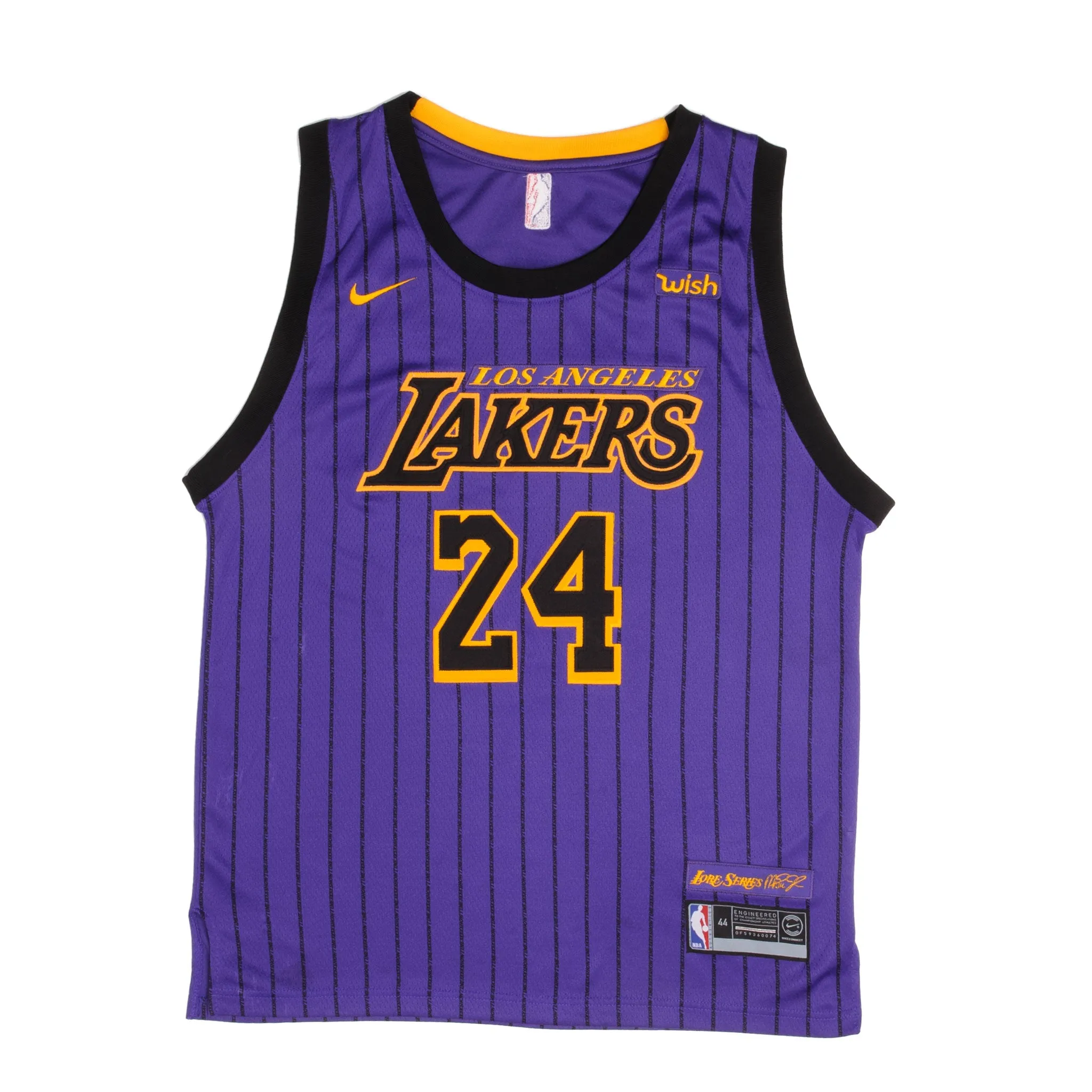 NIKE NBA LOS ANGELES LAKERS KOBE BRYANT #24 LORE SERIES JERSEY SIZE 44