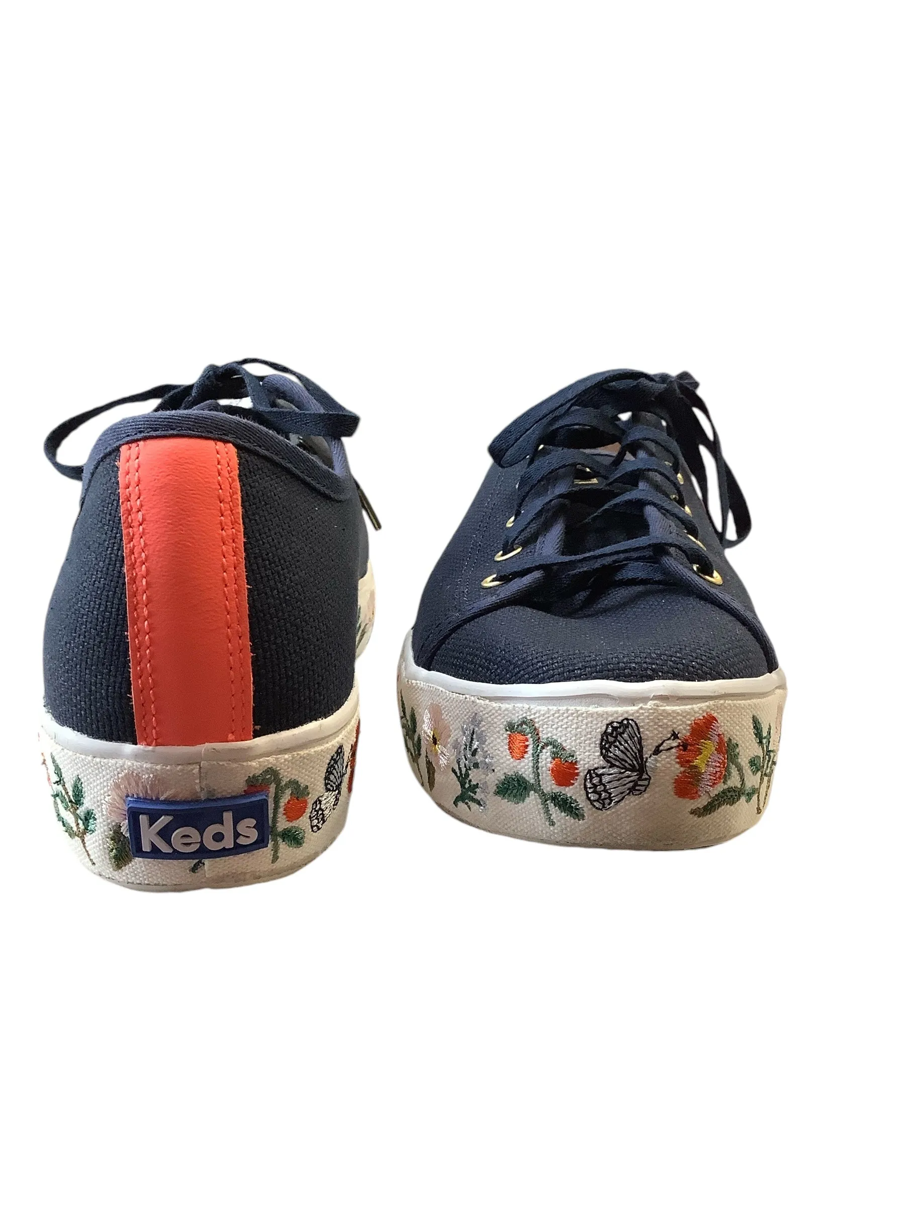 Shoes Sneakers By Keds In Blue & White, Size: 9.5