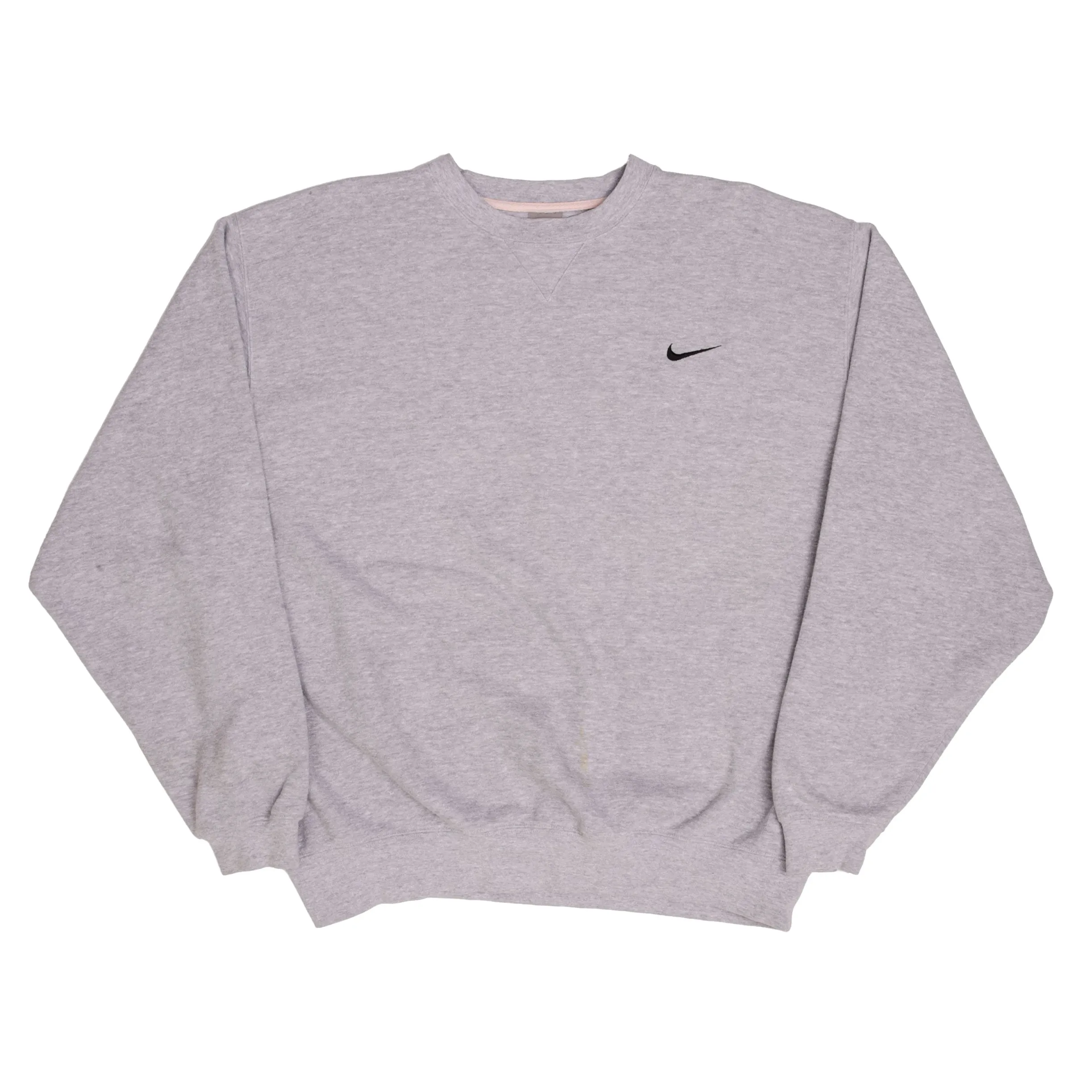 VINTAGE CLASSIC NIKE SWOOSH GRAY HEAVYWEIGHT SWEATSHIRT 2000S XL