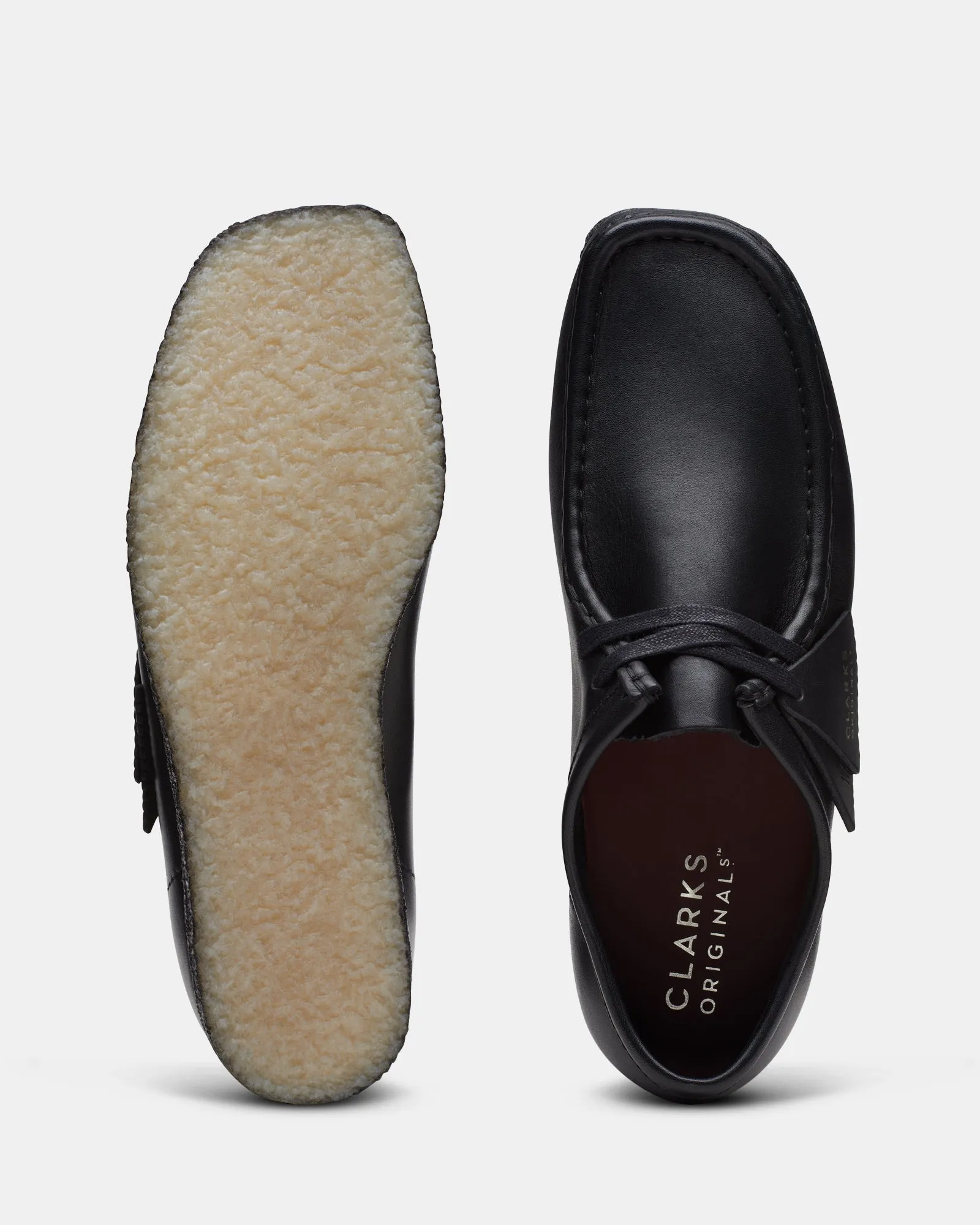 Wallabee (M) Black Leather