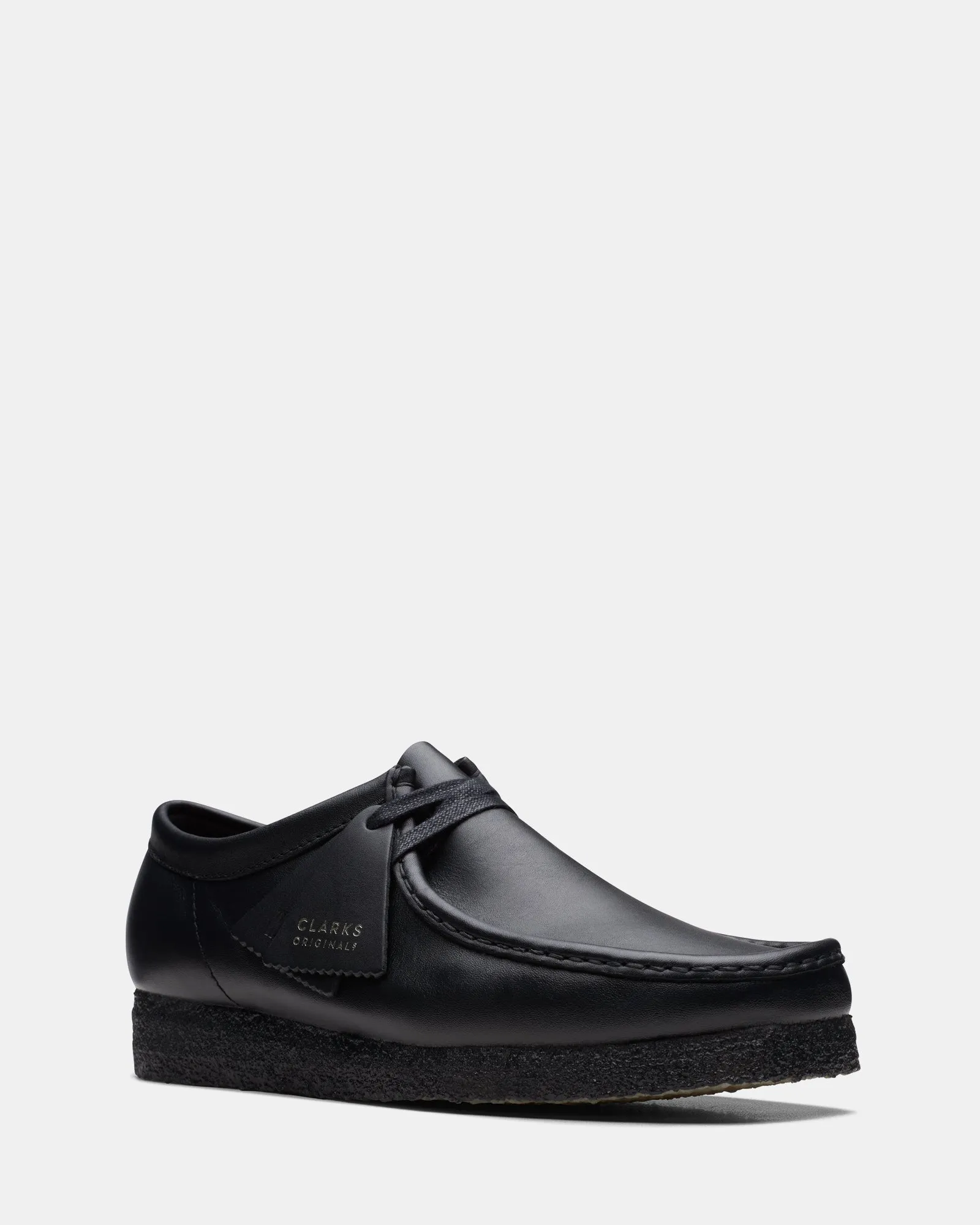 Wallabee (M) Black Leather