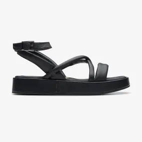 Womens - Alda Cross Black Leather